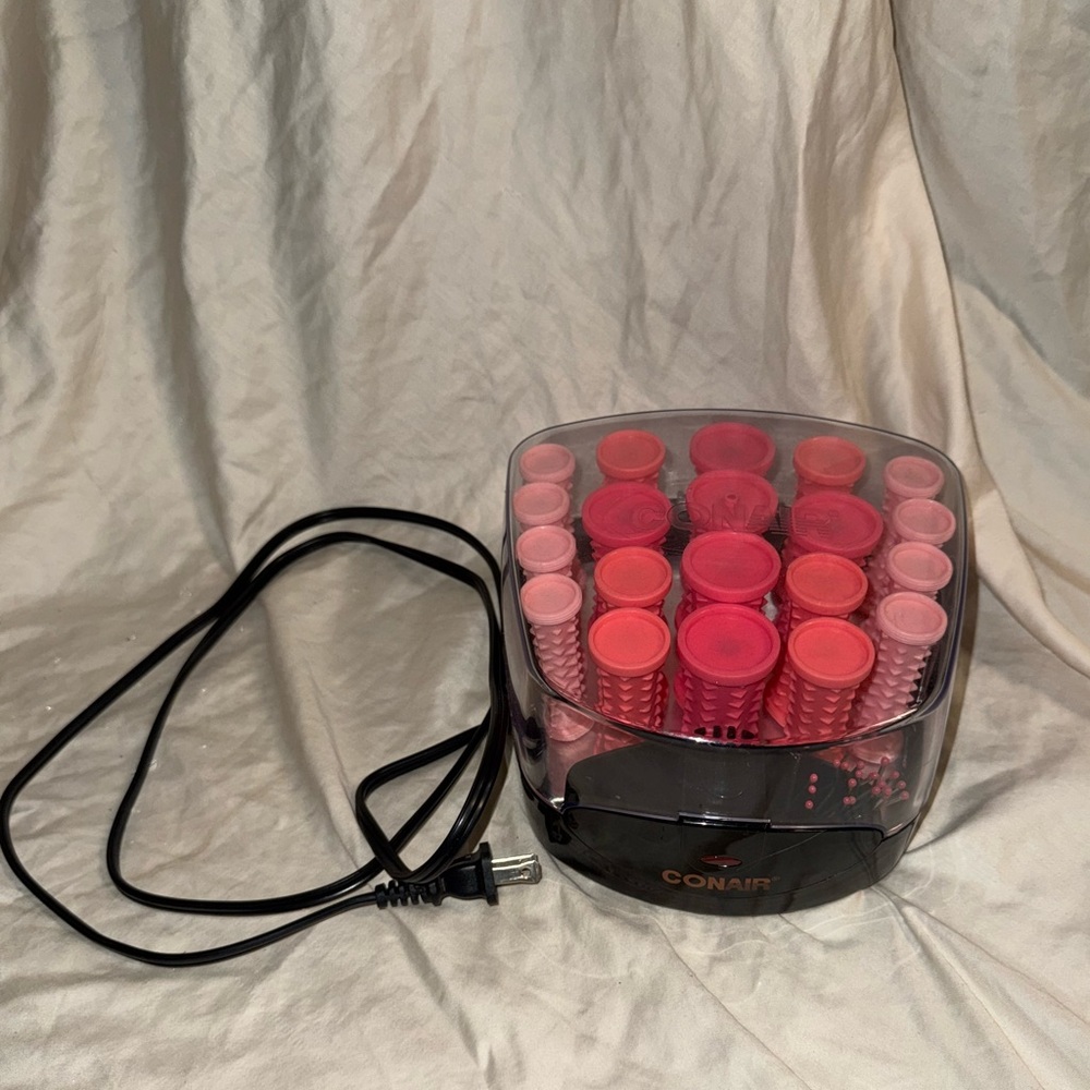 Conair Black and Pink Hair Roller Set